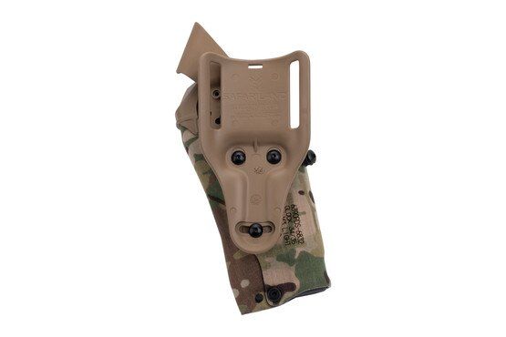 Safariland 6390RDS RH Mid-Ride Level I Holster in Multicam Fits GLOCK 34/35 With X300U and has a belt mount